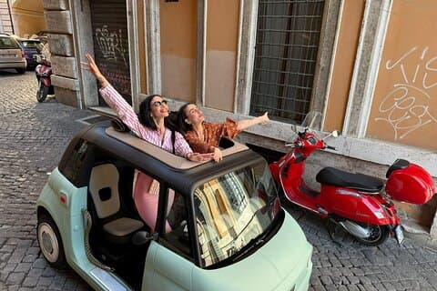 Rome Highlights com Fiat Topolino Tour Privado