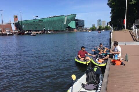 Tour guidato in canoa Amsterdam Est
