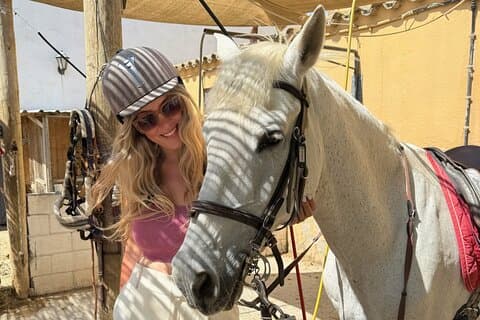 Barcelona: Horseback Riding with Wine Tasting and Tapas