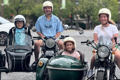 Sidovagn Motorcykeltur i Paris med chaufför