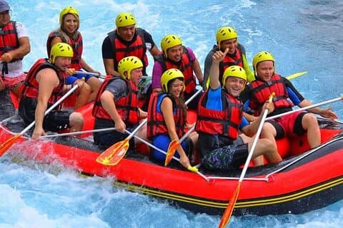 Tour di rafting completo del Canyon di Koprulu da Side