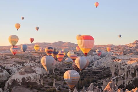 Cappadocia Sunrise Hot Air Balloon Ride com transferência de hotel