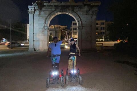 Athens by Night Electric 4W Scooter Tour