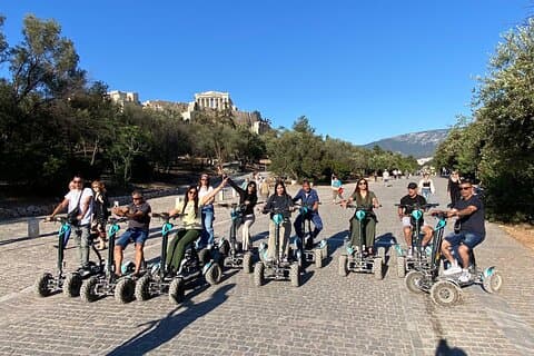 Oude Athene elektrische 4W Scooter Tour