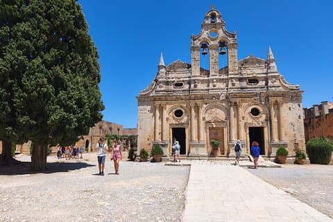 Réthymnon : Monastère d'Arkadi, Village des Margarites et grotte de Melidoni.