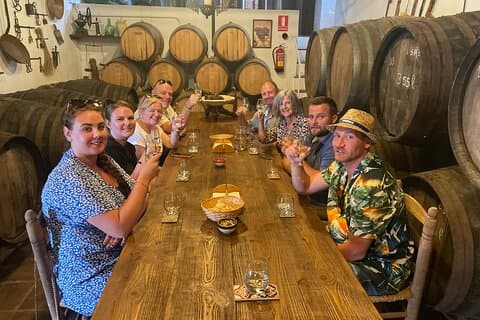 Sun and Wine Route - Lille gruppe, vinsmagning og tapas inkluderet