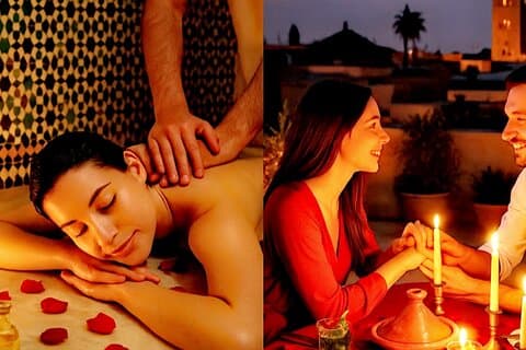 Marrakech: Blissful Spa Escape & romantisch diner bij kaarslicht