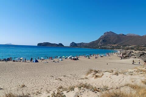 Giornata in spiaggia a Falassarna da Chania