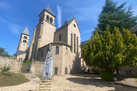 Unnslippe byen Echternach City Walk med puslespill