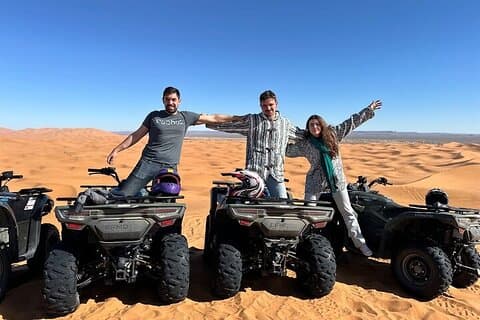1 Hour Qaud Bike In Merzouga Desert & Sandboarding