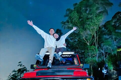 Mount Batur jeep tur og varm kilde