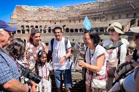 Colosseum, Roman Forum, Palatine Hill Tour med Arena mulighed