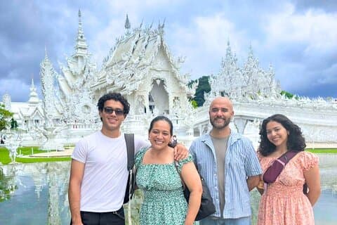 Fra Chiang Mai: Seværdigheder i nærheden af White Temple, Blue Temple, Black House