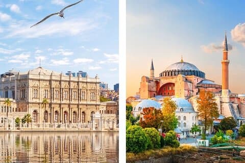 Eintrittskarte für die Hagia Sophia und den Dolmabahçe-Palast mit Audioguide