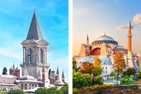 Tour al Palacio Topkapi y al Museo de Santa Sofía desde Estambul