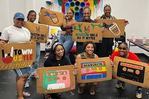 Doormat Paint fest i Houston