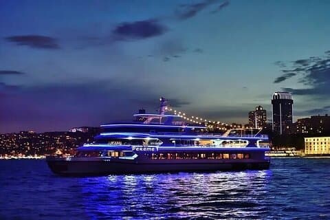 Bosphorus Dinner Cruise from Istanbul with Transfer and Shows