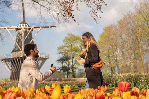 Keukenhof Tulip Garden Photoshoot near Amsterdam
