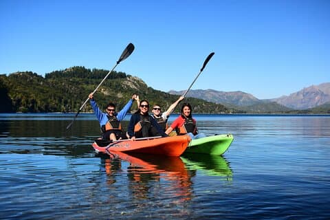 Double Kayak rental in Moreno Lake