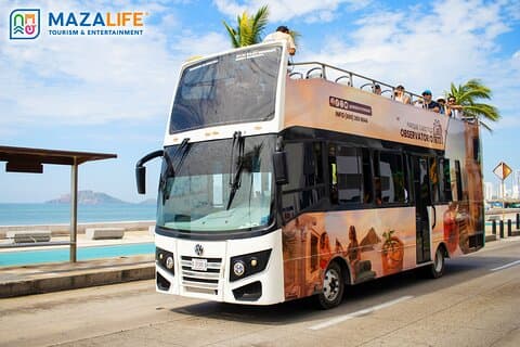 MAZALIFE City Tour Scenic Mazatlán Tour dans un bus à deux étages