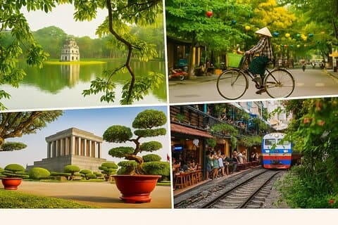 Hele dag Hanoi City Tour met verborgen lokale levenservaring