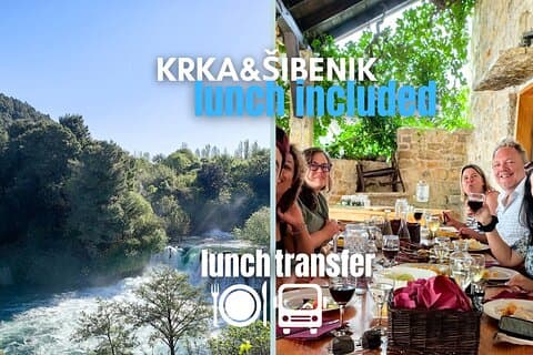 Krka waterfalls from Split - transfer and lunch INCLUDED