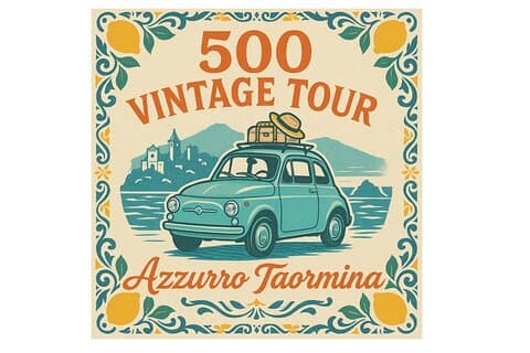 Sunset Taormina Fiat 500 vintage tour