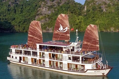 Halong Milalux 5 Sterne Kreuzfahrt 2d1n,All inklusive,Transfer