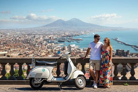 Panoramic Naples Private Tour by Vintage Vespa