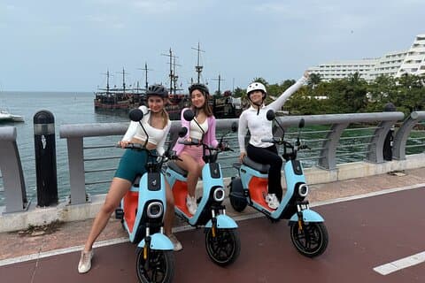Visite de Cancun en cyclomoteur électrique