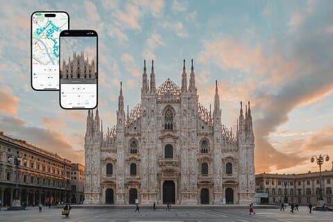 Tour dell'Impero e dell'Arte di Milano con App Mobile Autoguidata