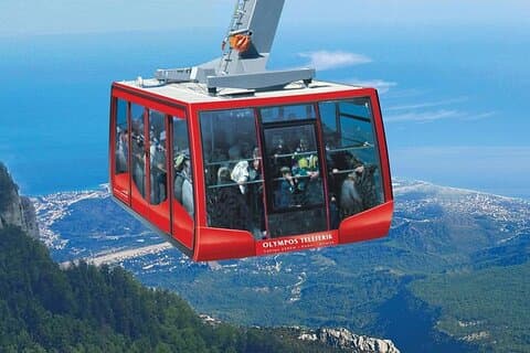 Paseo en teleférico Olympos con traslado desde Kemer 2365m
