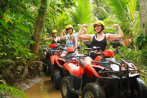 Bali ATV Quad Bike e avventura di rafting in acque bianche