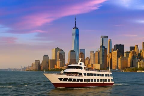 Crucero nocturno por Nueva York, hora dorada con impresionantes vistas