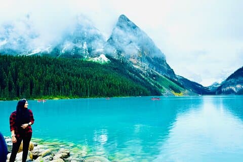 Lake Louise Ski Hill para Lake Louise (1Hr) & Moraine Lake (1Hr)