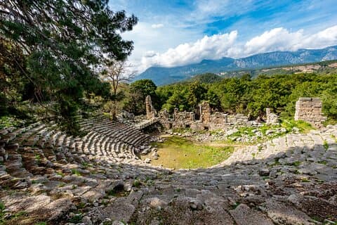 De Antalya: Private Phaselis, Olympos & Chimera Flames Tour
