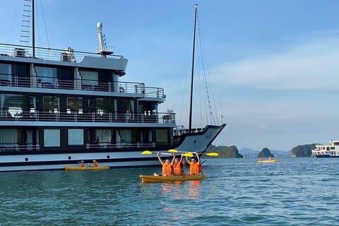 De Hanoi 3 jours de croisières de luxe 5 étoiles à Ninh Binh et dans la baie de Lan Ha