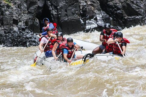 Whitewater Rafting on the Zambezi River from Victoria Falls