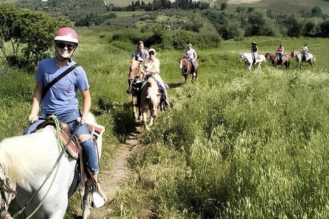 Horseback ride og vinsmagningstur i nærheden af Firenze
