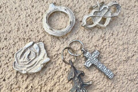 Silver Casting with Cuttlebone