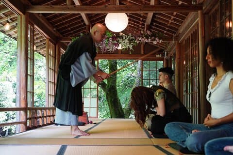 Kyoto Hidden Riverside Zen Mediação e Uji Matcha Experiência