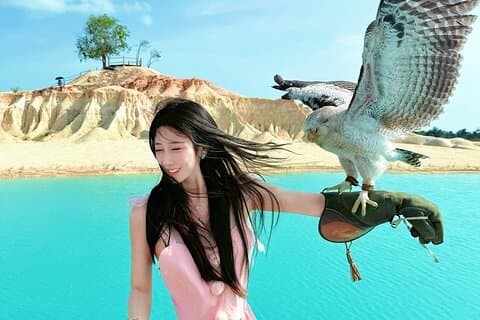Bintan Sand Dunes & Blue Lakes Tour with Dinner & Fireflies Tour