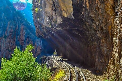 Journey on the Cliff Railway to the Stunning Monastery