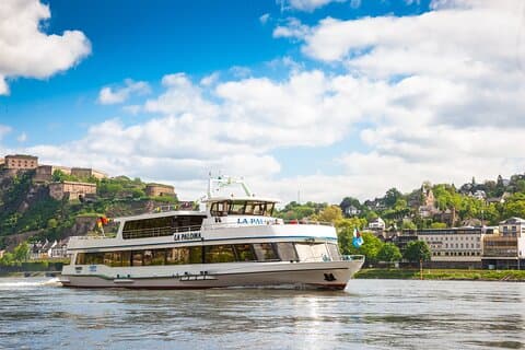 By boat to the brewery from to Koblenz