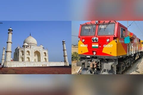 From Delhi Taj Mahal Day Trip by Exp Train with Lunch at Marriott