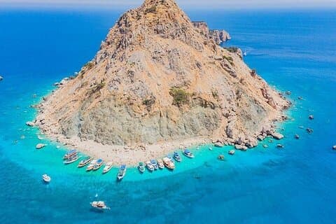 Maldivas turcas: excursión en barco por la isla de Adrasan Suluada