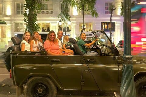 Hanoï Par La Nuit Street Food Tour Par L'armée En Plein Air Jeep