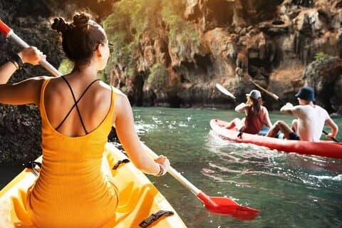 Vang Vieng : Kayak&Water Cave&Tham Chang&Blue Lagoon 2