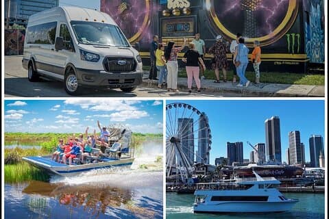 Miami Triple combo : City, Boat et Everglades tour (2 jours)