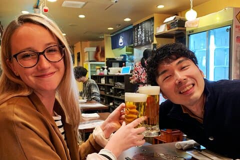Osaka Umeda: Privat lokal Izakaya Bar Hopping oplevelse